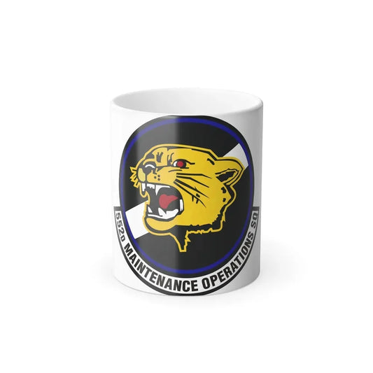 552nd Maintenance Operations Squadron (U.S. Air Force) Color Changing Coffee Mug 11oz - Go Mug Yourself
