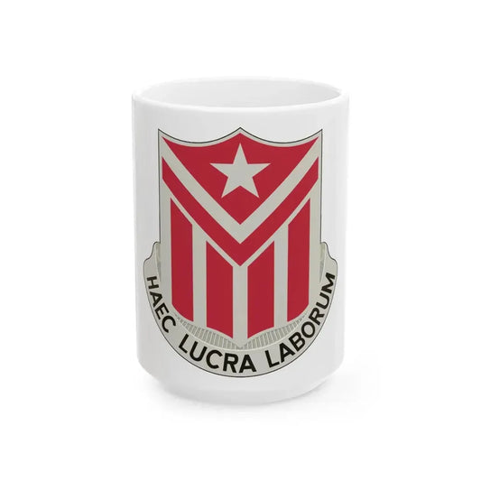 554 Engineer Battalion (U.S. Army) White Coffee Mug 15oz - Go Mug Yourself