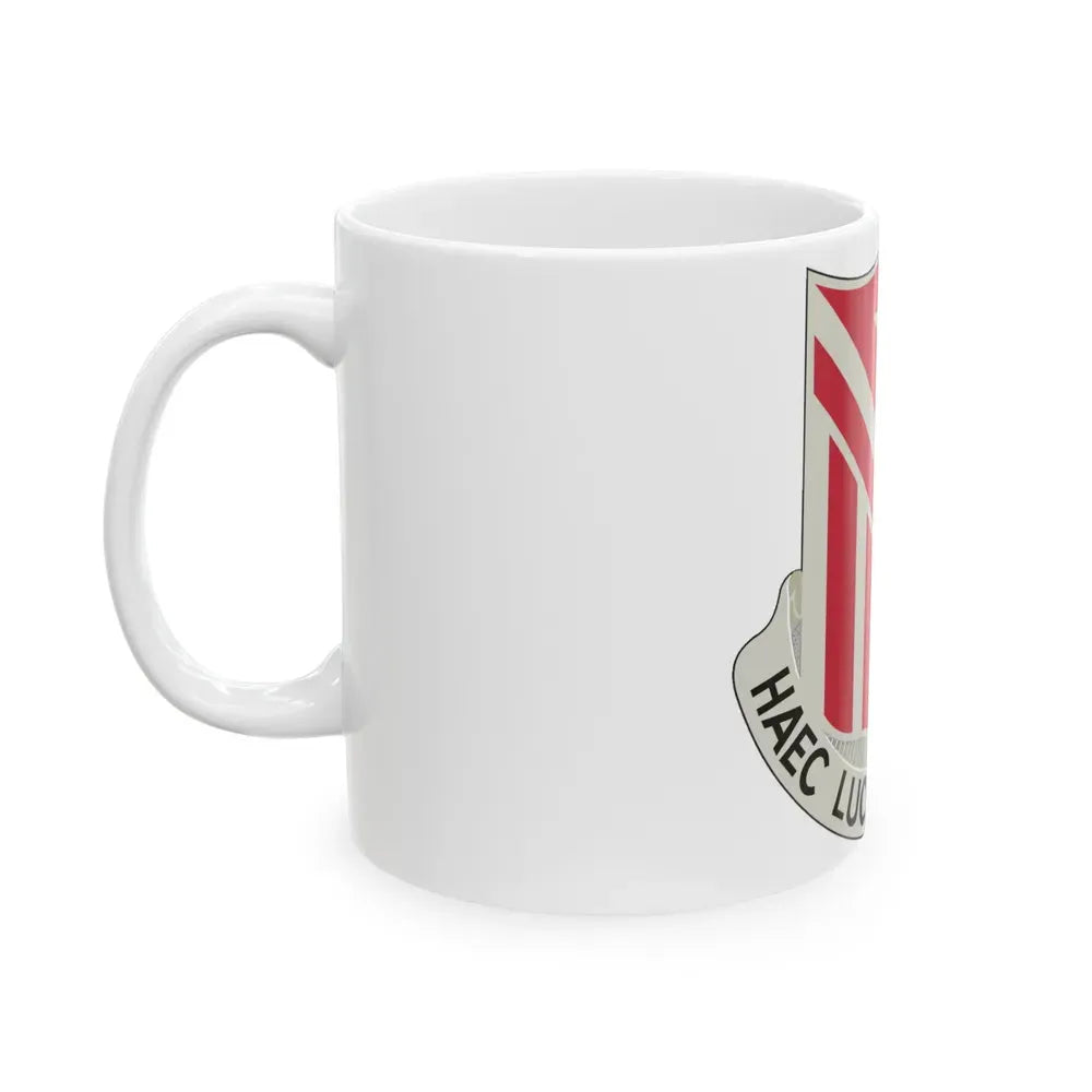 554 Engineer Battalion (U.S. Army) White Coffee Mug - Go Mug Yourself