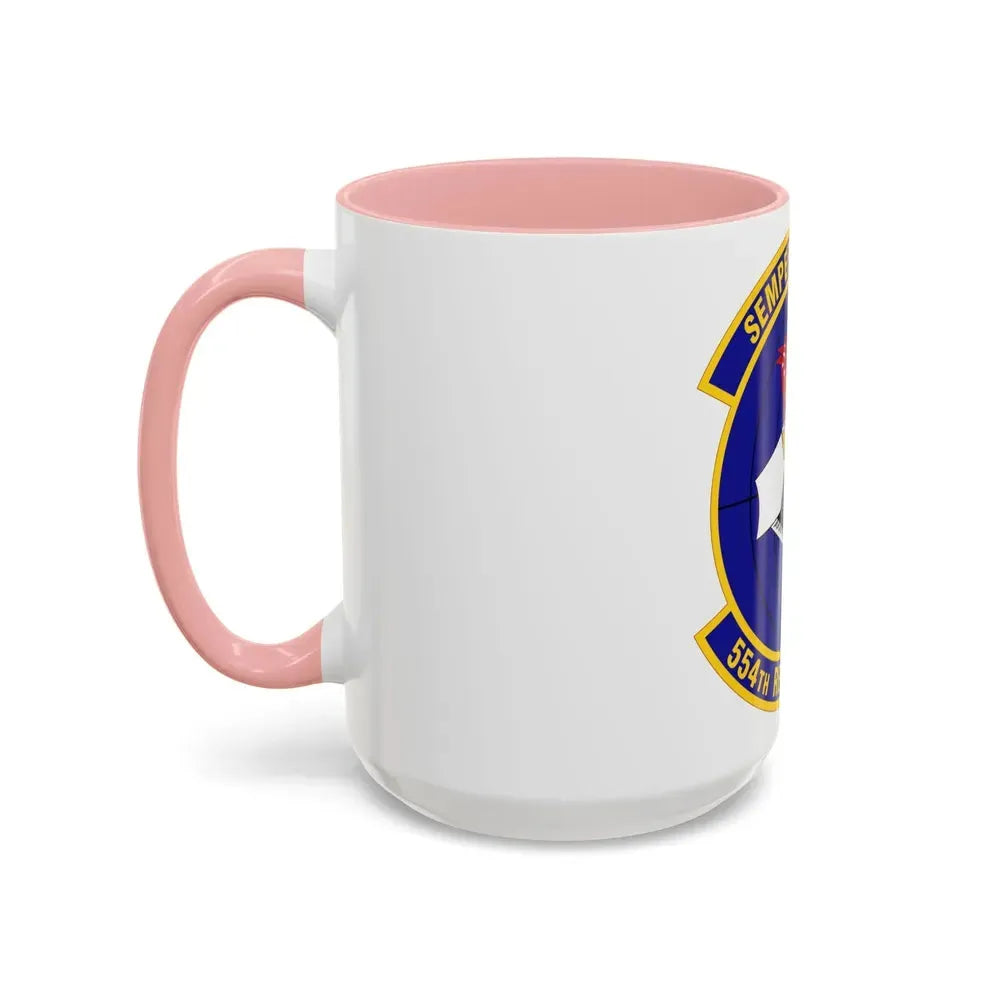 554 RED HORSE Squadron PACAF (U.S. Air Force) Accent Coffee Mug - Go Mug Yourself