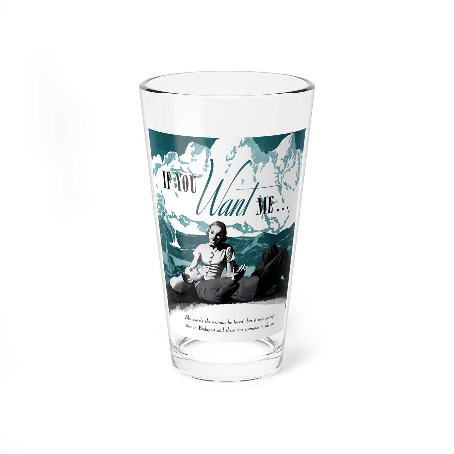 If You Want Me... (1), The American Magazine, September 1938 - Pint Glass 16oz