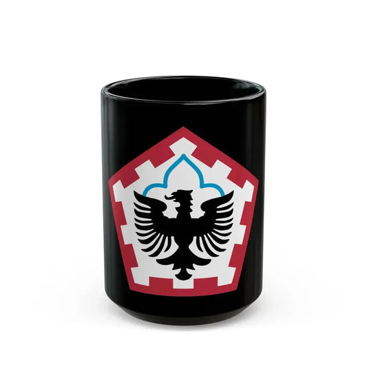 555th Engineer Brigade (U.S. Army) Black Coffee Mug 15oz - Go Mug Yourself