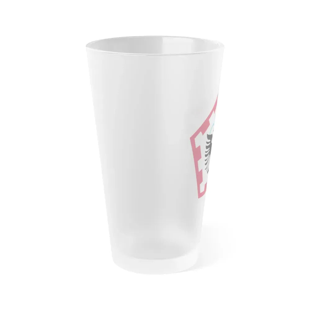 555th Engineer Brigade (U.S. Army) Frosted Pint Glass 16oz - Go Mug Yourself