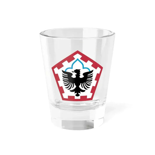 555th Engineer Brigade (U.S. Army) Shot Glass 1.5oz 1.5oz - Go Mug Yourself