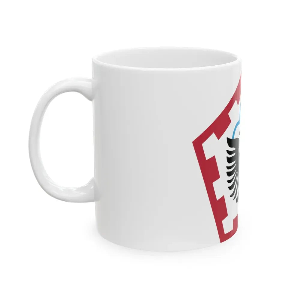 555th Engineer Brigade (U.S. Army) White Coffee Mug - Go Mug Yourself