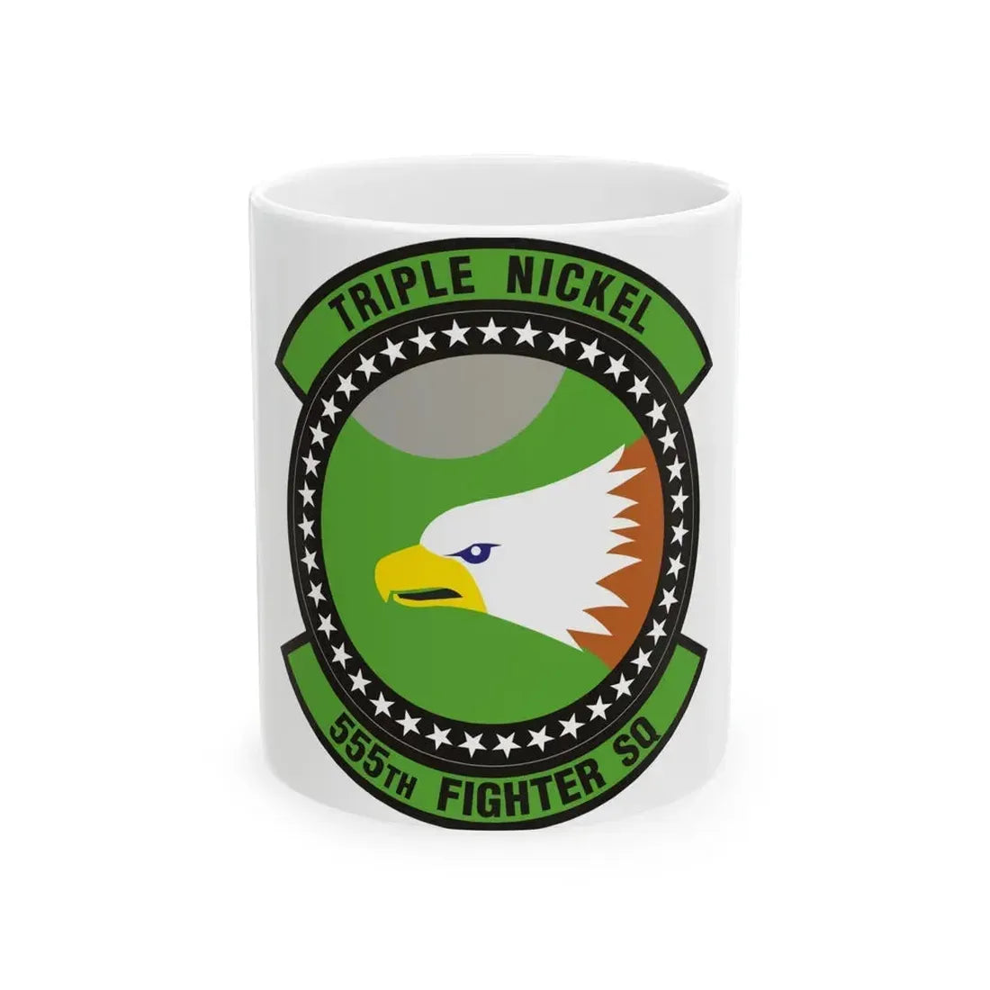 555th Fighter Squadron (U.S. Air Force) White Coffee Mug 11oz - Go Mug Yourself
