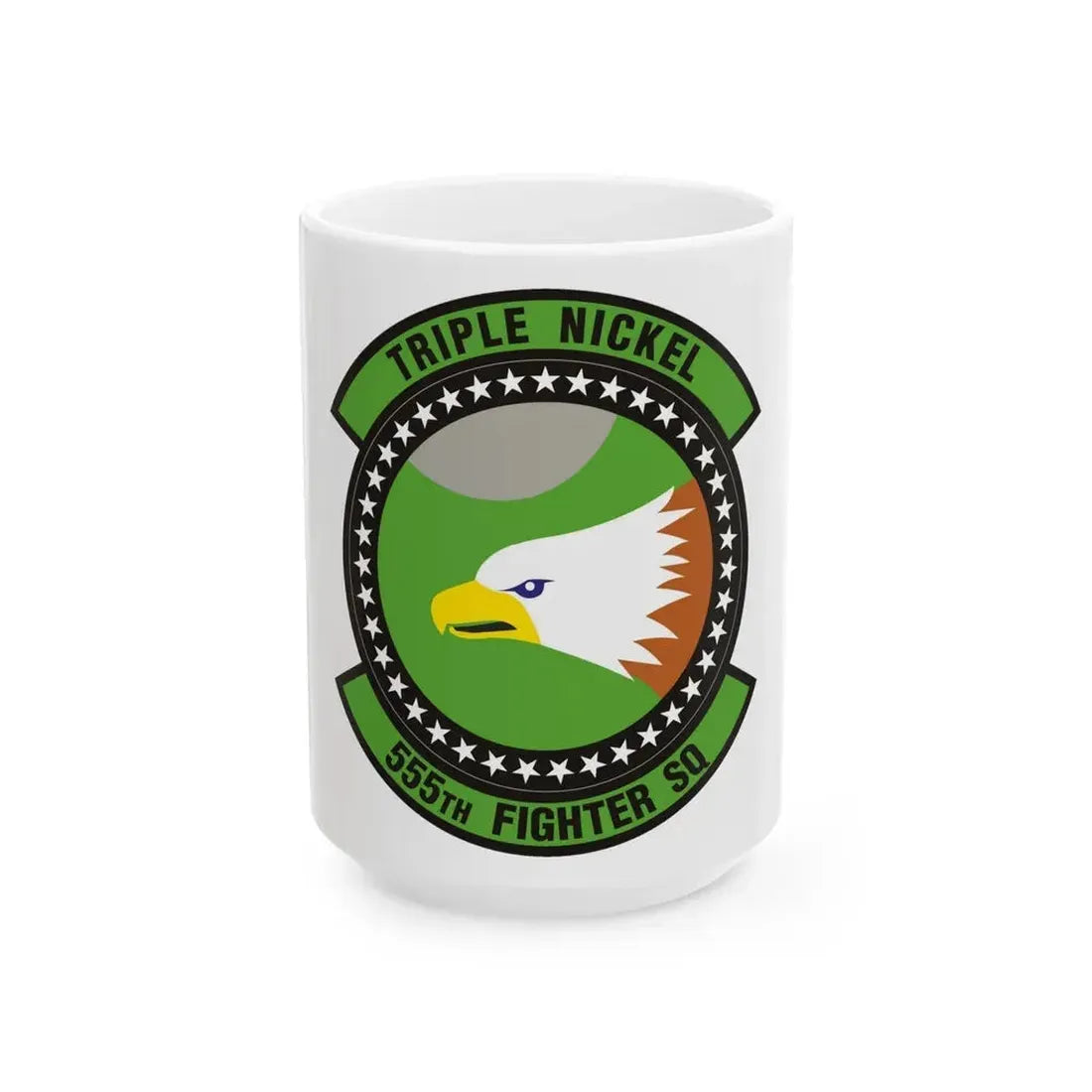 555th Fighter Squadron (U.S. Air Force) White Coffee Mug 15oz - Go Mug Yourself