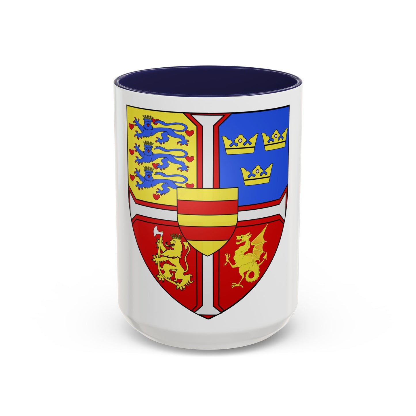Christian I of Denmark Coat of Arms 1457-1460 - Accent Coffee Mug