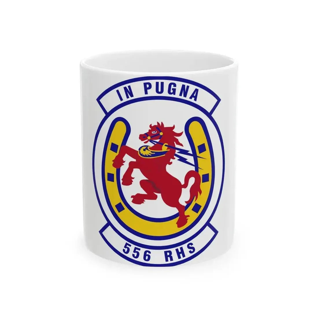 556th Red Horse Squadron (U.S. Air Force) White Coffee Mug 11oz - Go Mug Yourself