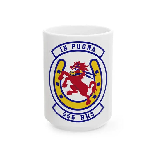 556th Red Horse Squadron (U.S. Air Force) White Coffee Mug 15oz - Go Mug Yourself