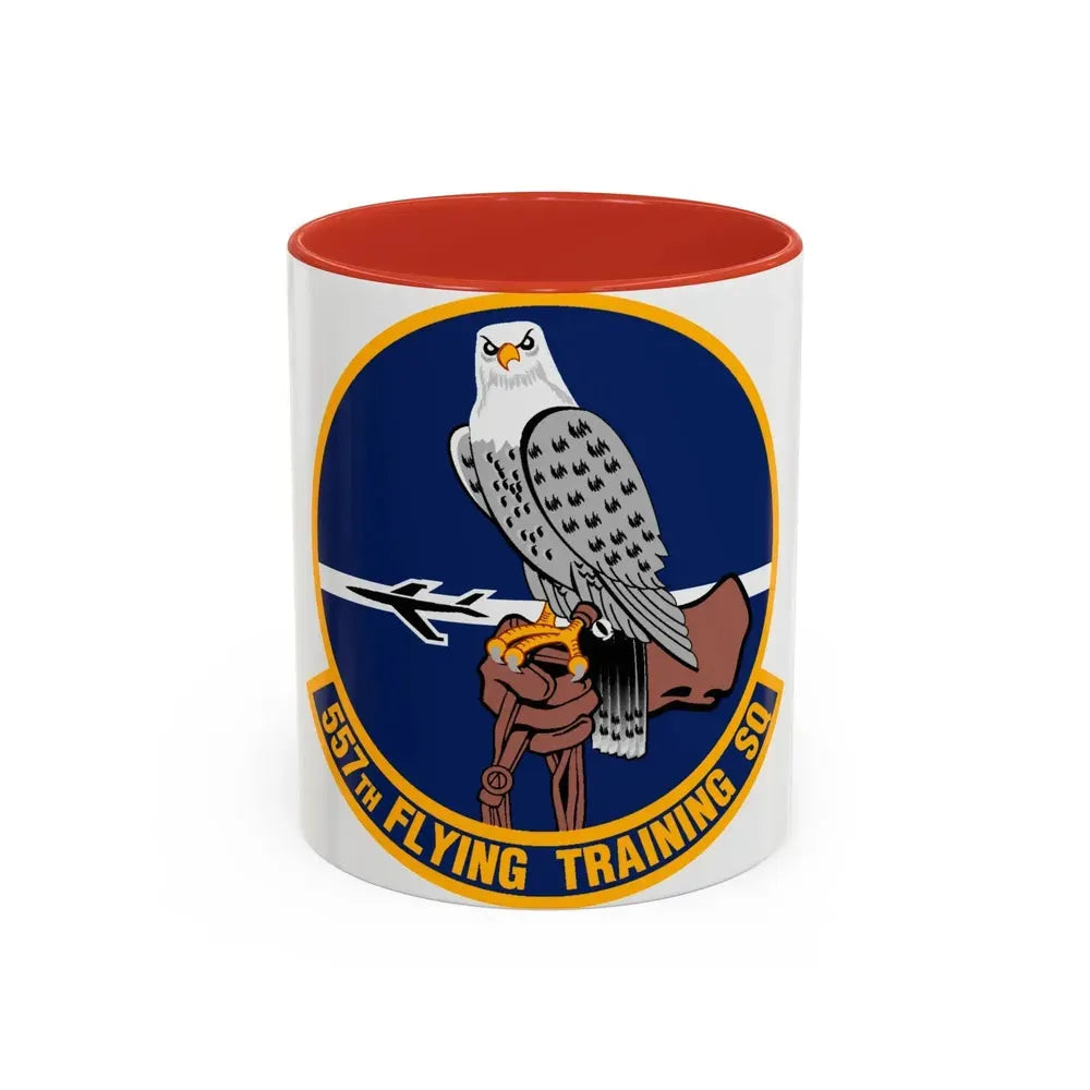 557 Flying Training Squadron AETC (U.S. Air Force) Accent Coffee Mug 11oz Red - Go Mug Yourself