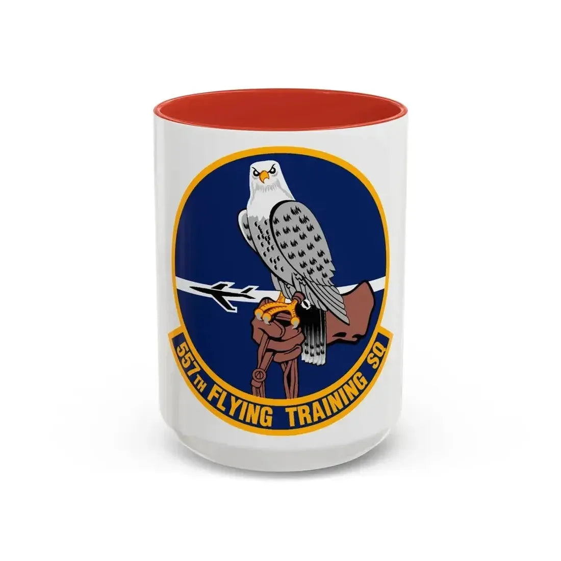 557 Flying Training Squadron AETC (U.S. Air Force) Accent Coffee Mug 15oz Red - Go Mug Yourself