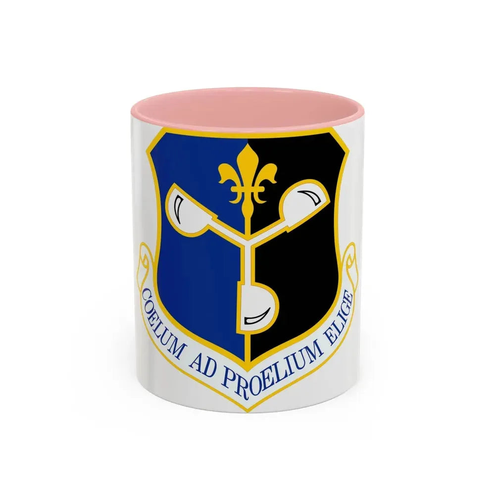 557 Weather Wing ACC (U.S. Air Force) Accent Coffee Mug 11oz Pink - Go Mug Yourself