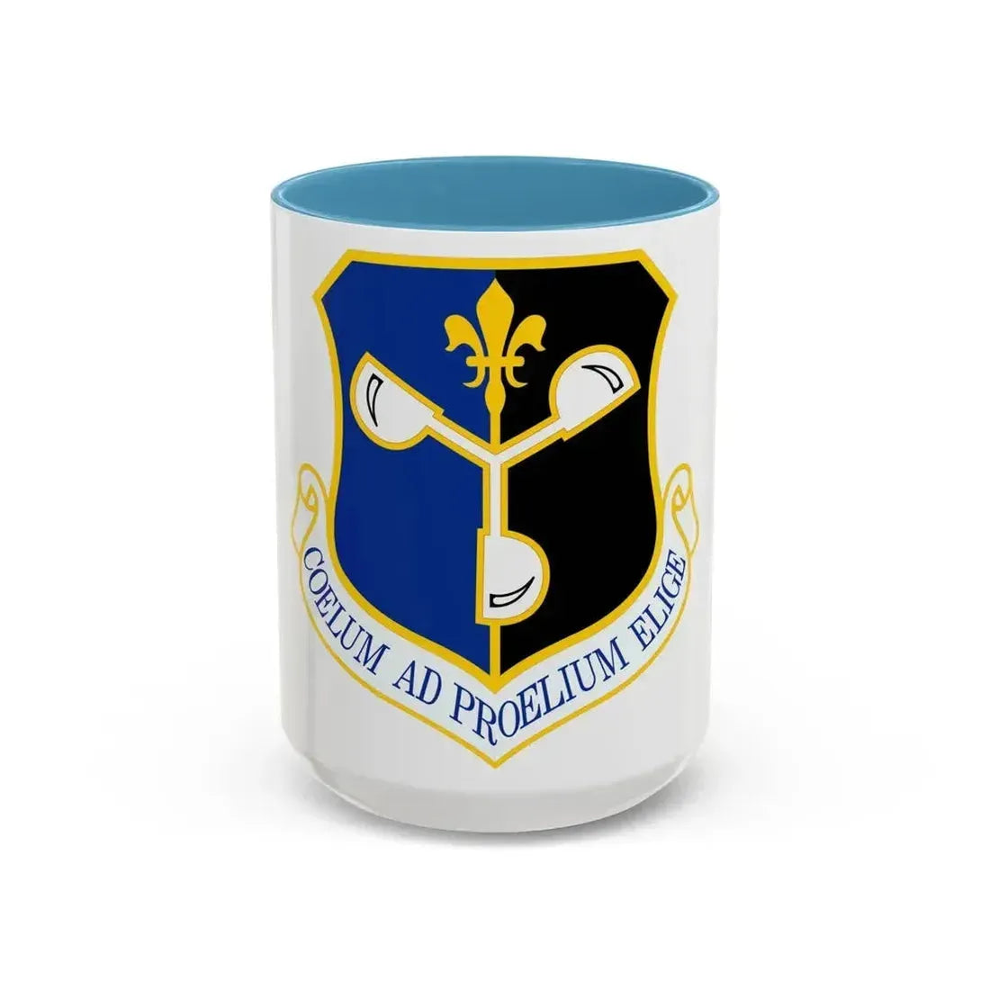 557 Weather Wing ACC (U.S. Air Force) Accent Coffee Mug 15oz Light Blue - Go Mug Yourself