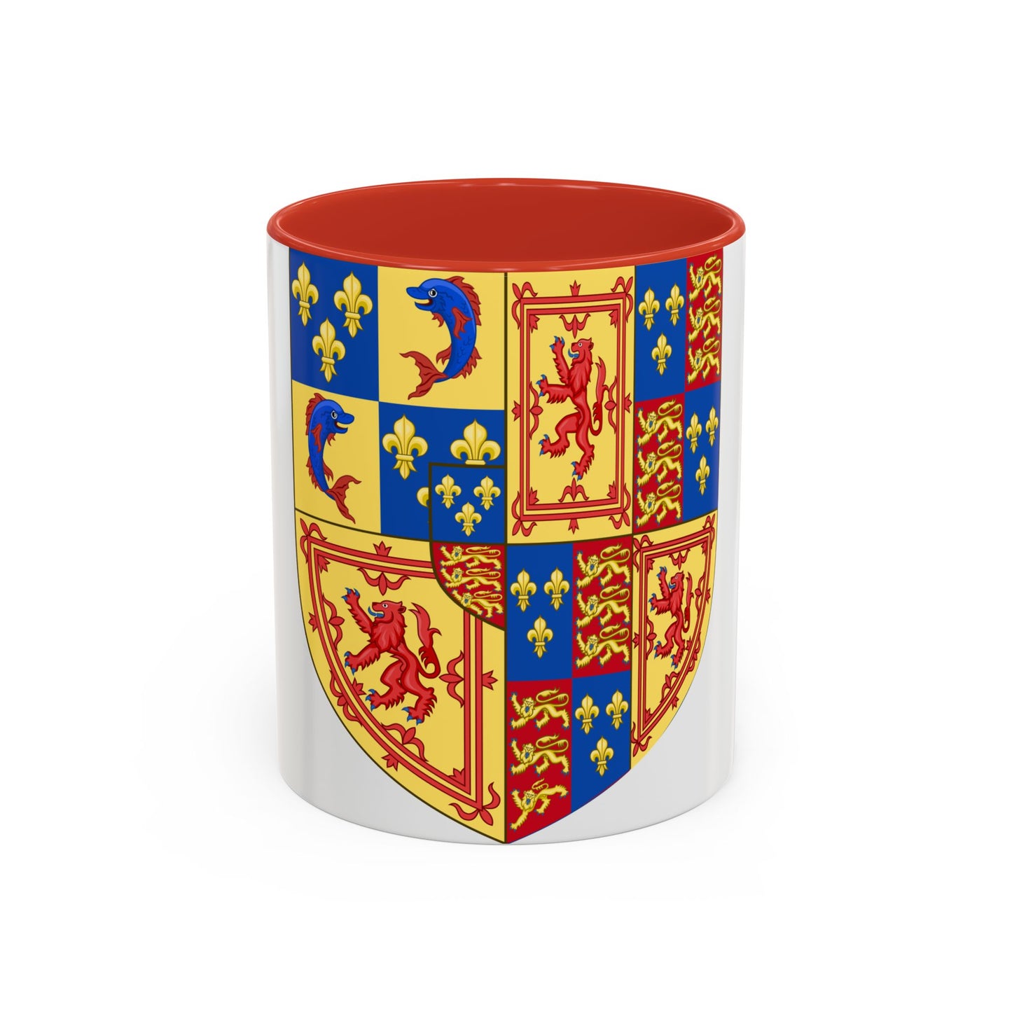 Royal Arms of the Kingdom of Scotland (1559) - Accent Coffee Mug