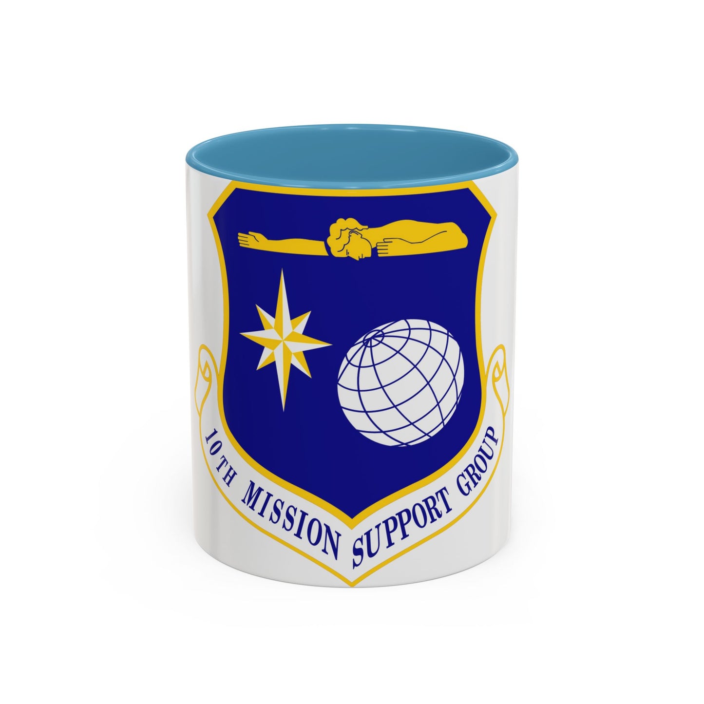 10th Mission Support Group (U.S. Air Force) Accent Coffee Mug