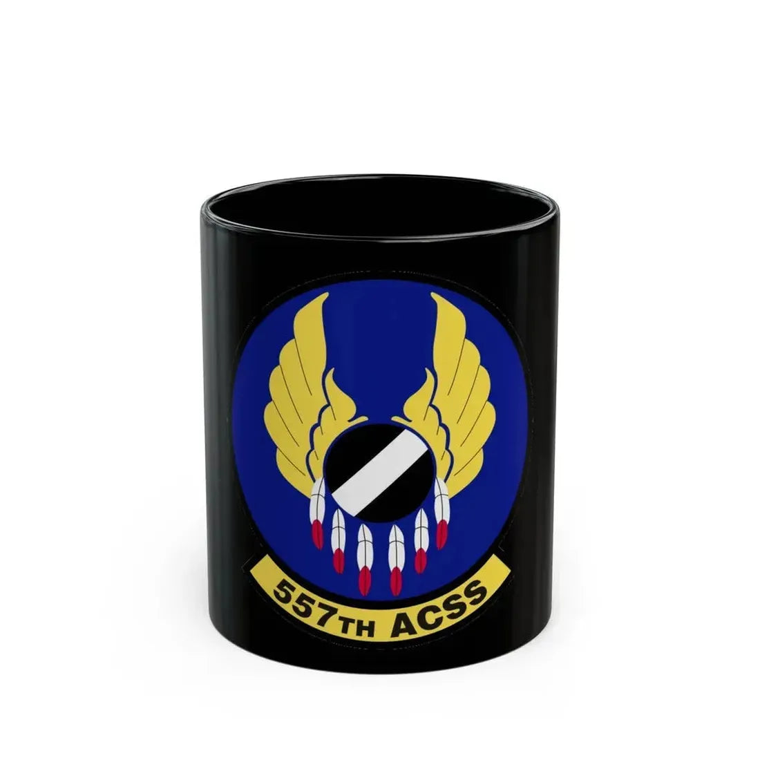 557th Aircraft Sustainment Squadron (U.S. Air Force) Black Coffee Mug 11oz - Go Mug Yourself