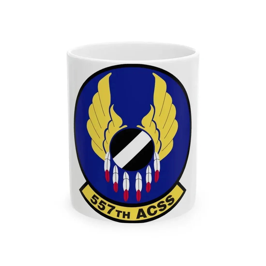557th Aircraft Sustainment Squadron (U.S. Air Force) White Coffee Mug 11oz - Go Mug Yourself