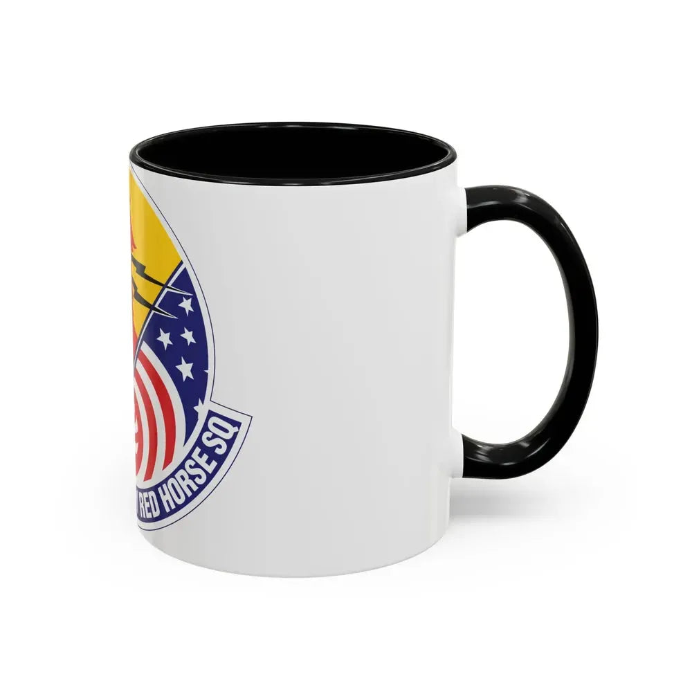 557th Expeditionary Red Horse Squadron (U.S. Air Force) Accent Coffee Mug - Go Mug Yourself