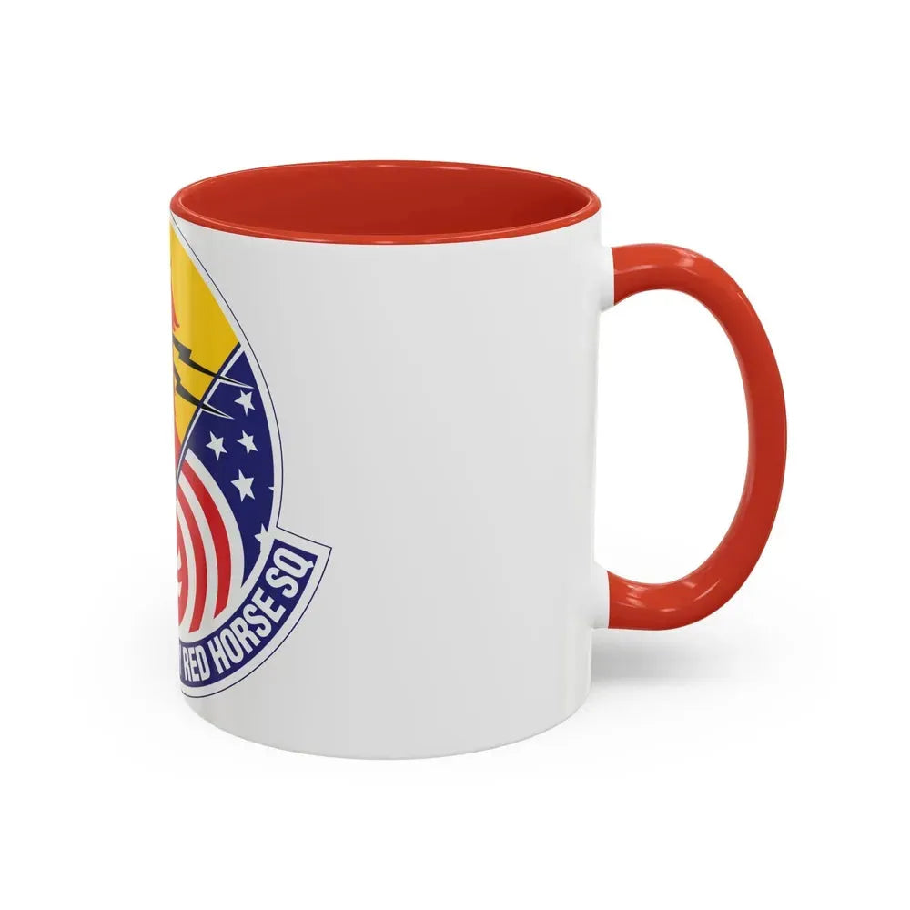557th Expeditionary Red Horse Squadron (U.S. Air Force) Accent Coffee Mug - Go Mug Yourself