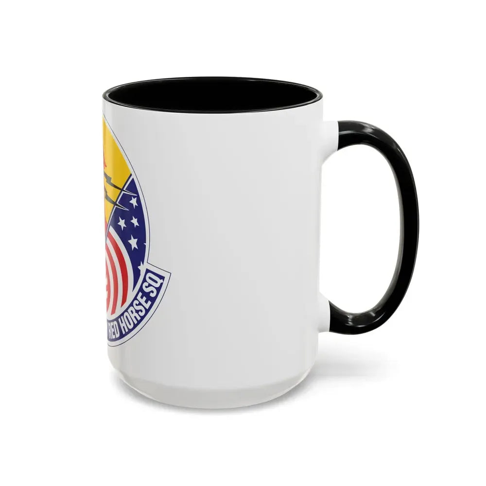 557th Expeditionary Red Horse Squadron (U.S. Air Force) Accent Coffee Mug - Go Mug Yourself