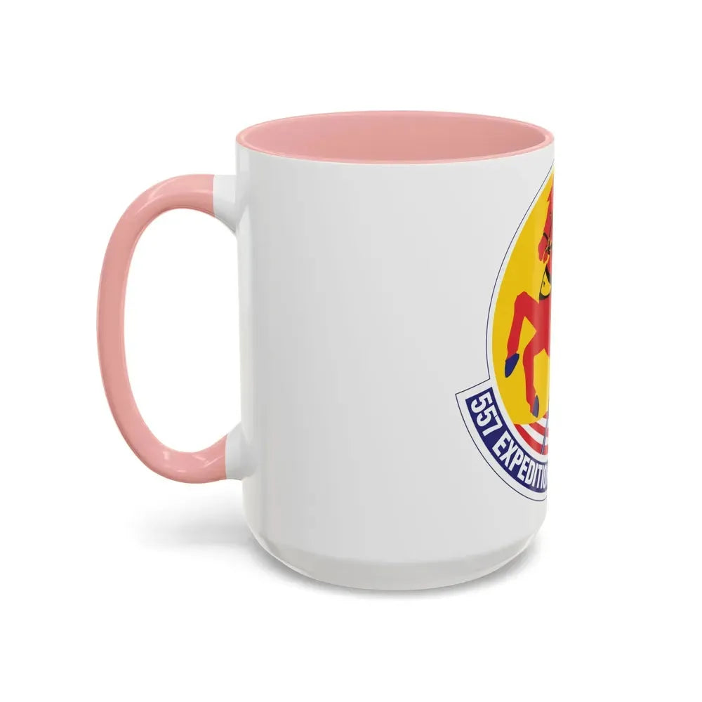 557th Expeditionary Red Horse Squadron (U.S. Air Force) Accent Coffee Mug - Go Mug Yourself