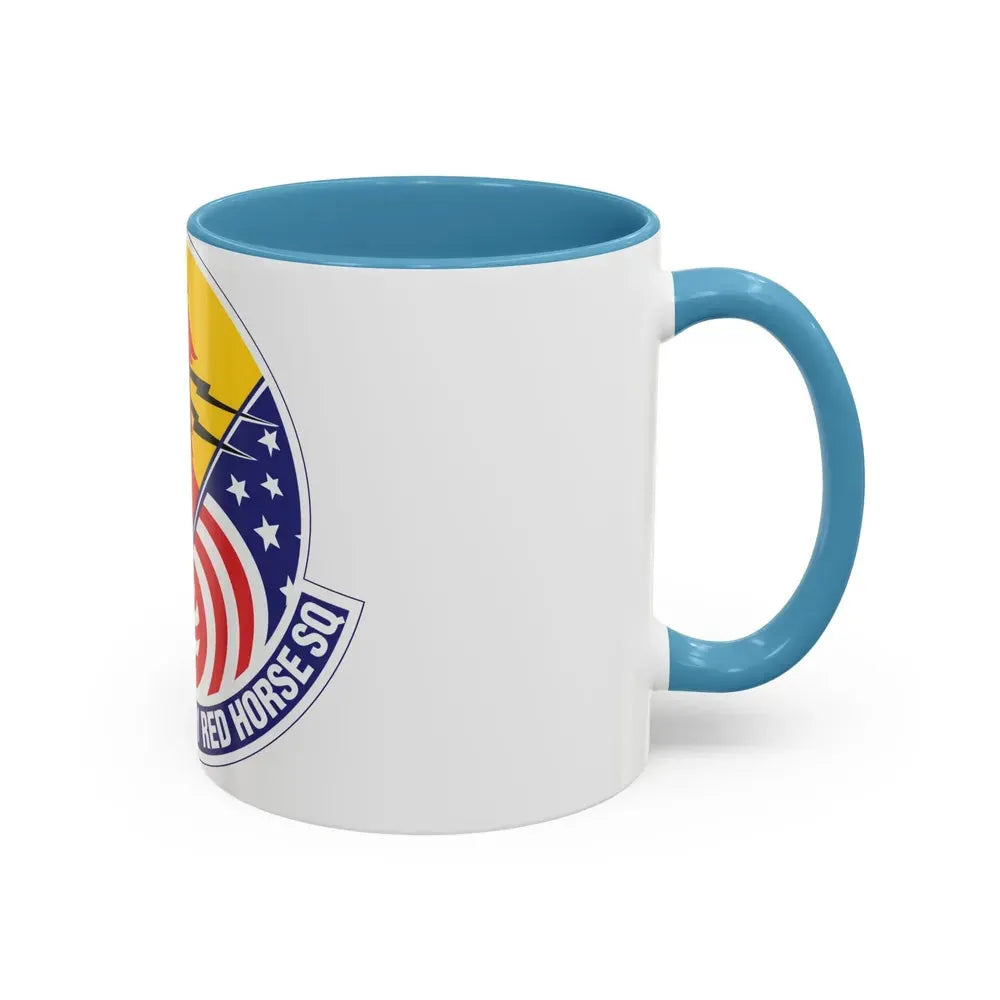 557th Expeditionary Red Horse Squadron (U.S. Air Force) Accent Coffee Mug - Go Mug Yourself