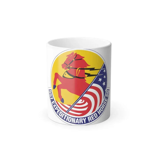 557th Expeditionary Red Horse Squadron (U.S. Air Force) Color Changing Coffee Mug 11oz - Go Mug Yourself