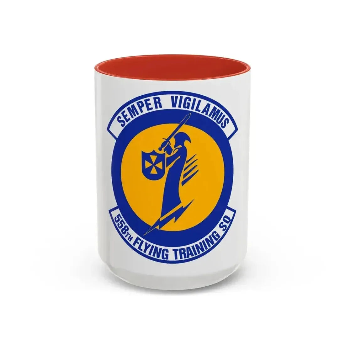 558 Flying Training Squadron AETC (U.S. Air Force) Accent Coffee Mug 15oz Red - Go Mug Yourself