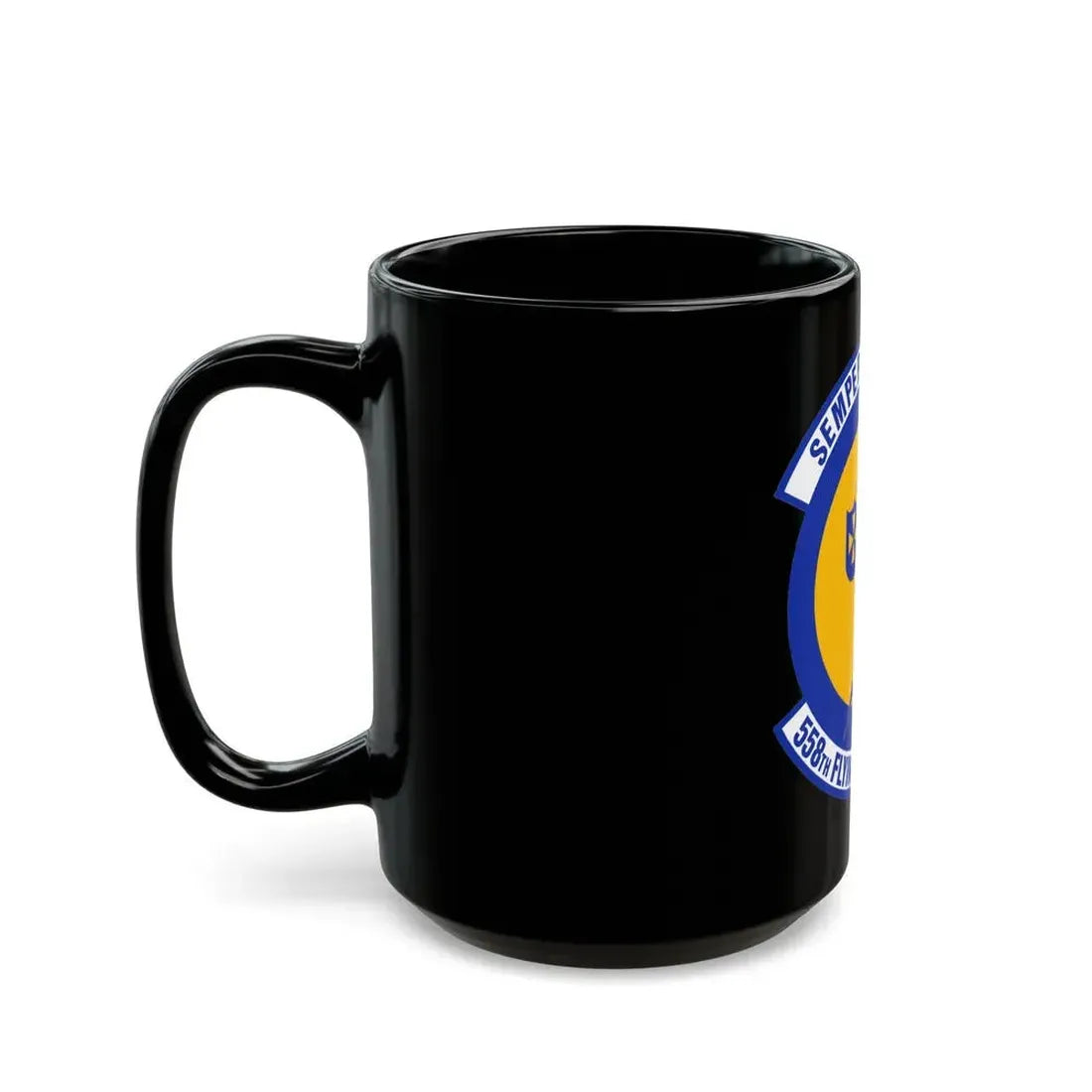 558 Flying Training Squadron AETC (U.S. Air Force) Black Coffee Mug - Go Mug Yourself