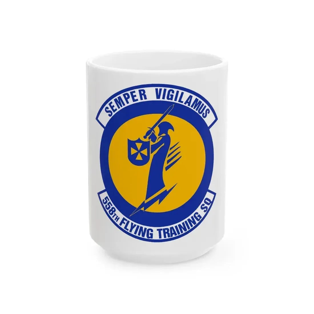 558 Flying Training Squadron AETC (U.S. Air Force) White Coffee Mug 15oz - Go Mug Yourself