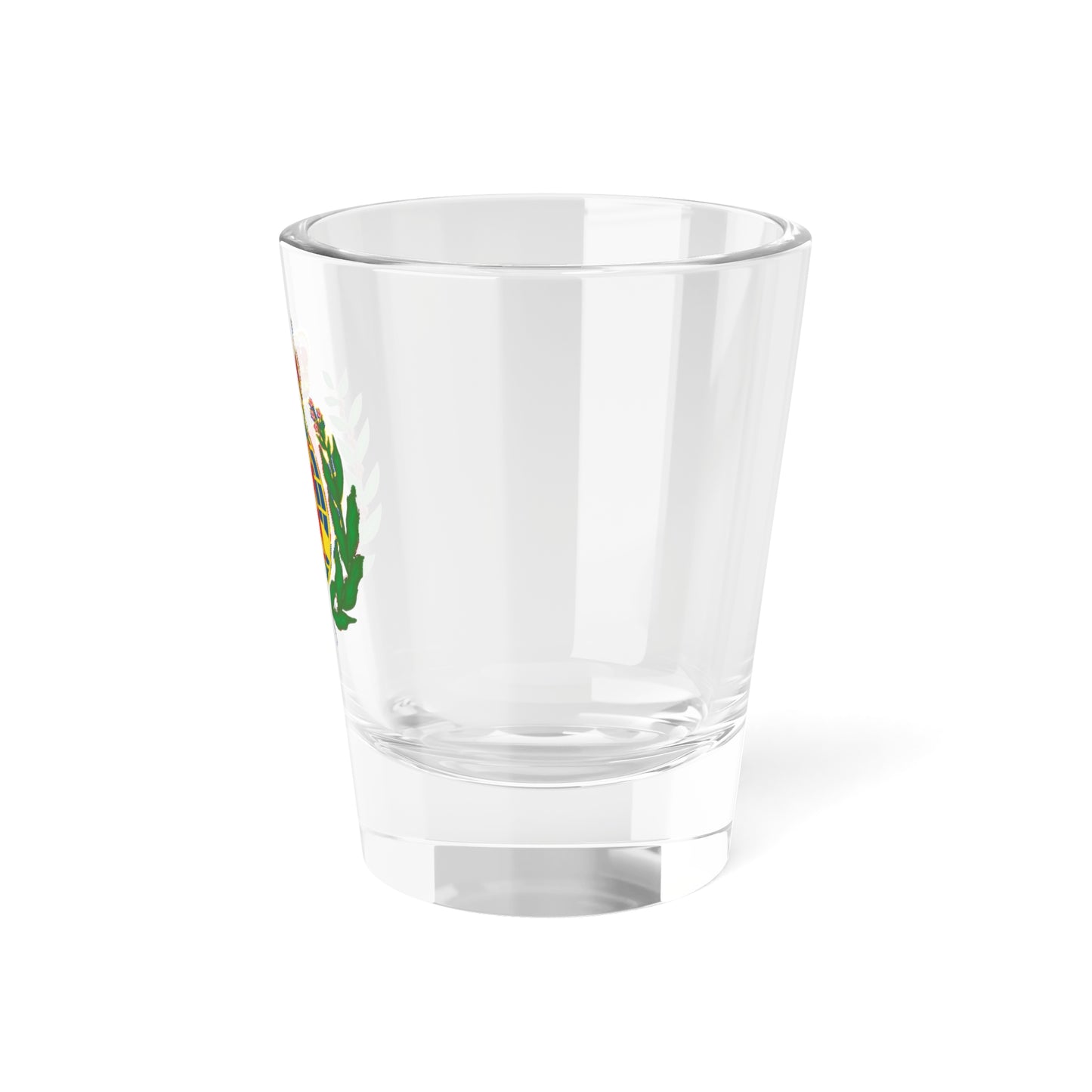 Full arms of the United Kingdom Portugal Brazil and Algarves (Portugal) (Coat of Arms) Shot Glass 1.5oz