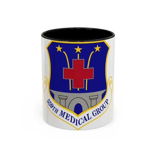 559th Medical Group (U.S. Air Force) Accent Coffee Mug 11oz Black - Go Mug Yourself