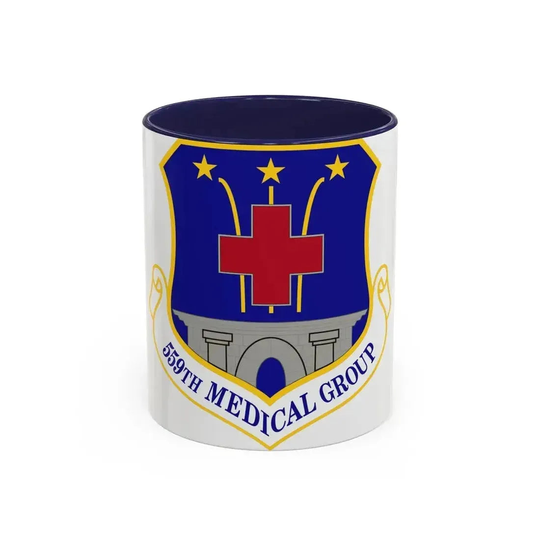 559th Medical Group (U.S. Air Force) Accent Coffee Mug 11oz Navy - Go Mug Yourself
