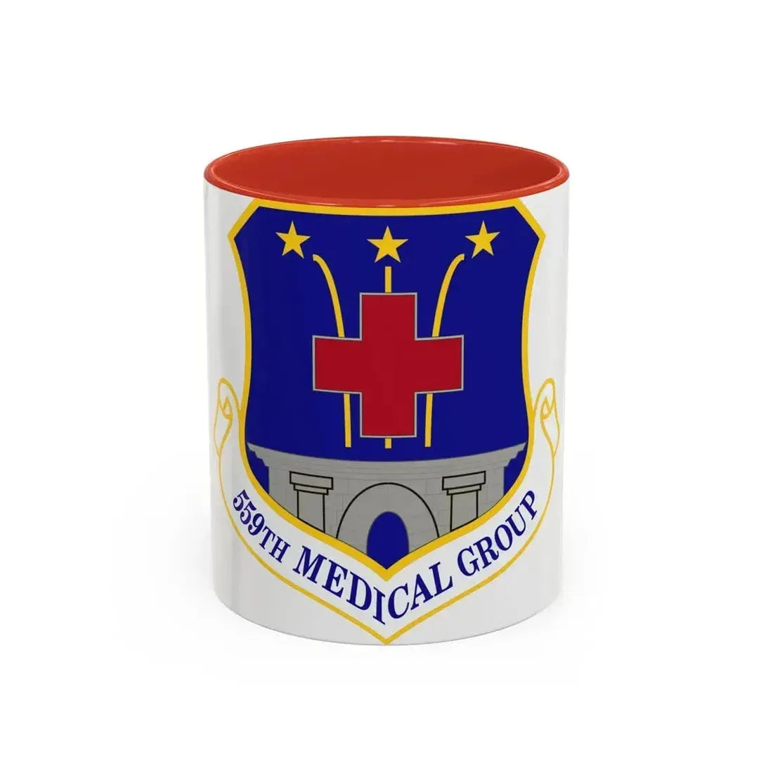 559th Medical Group (U.S. Air Force) Accent Coffee Mug 11oz Red - Go Mug Yourself