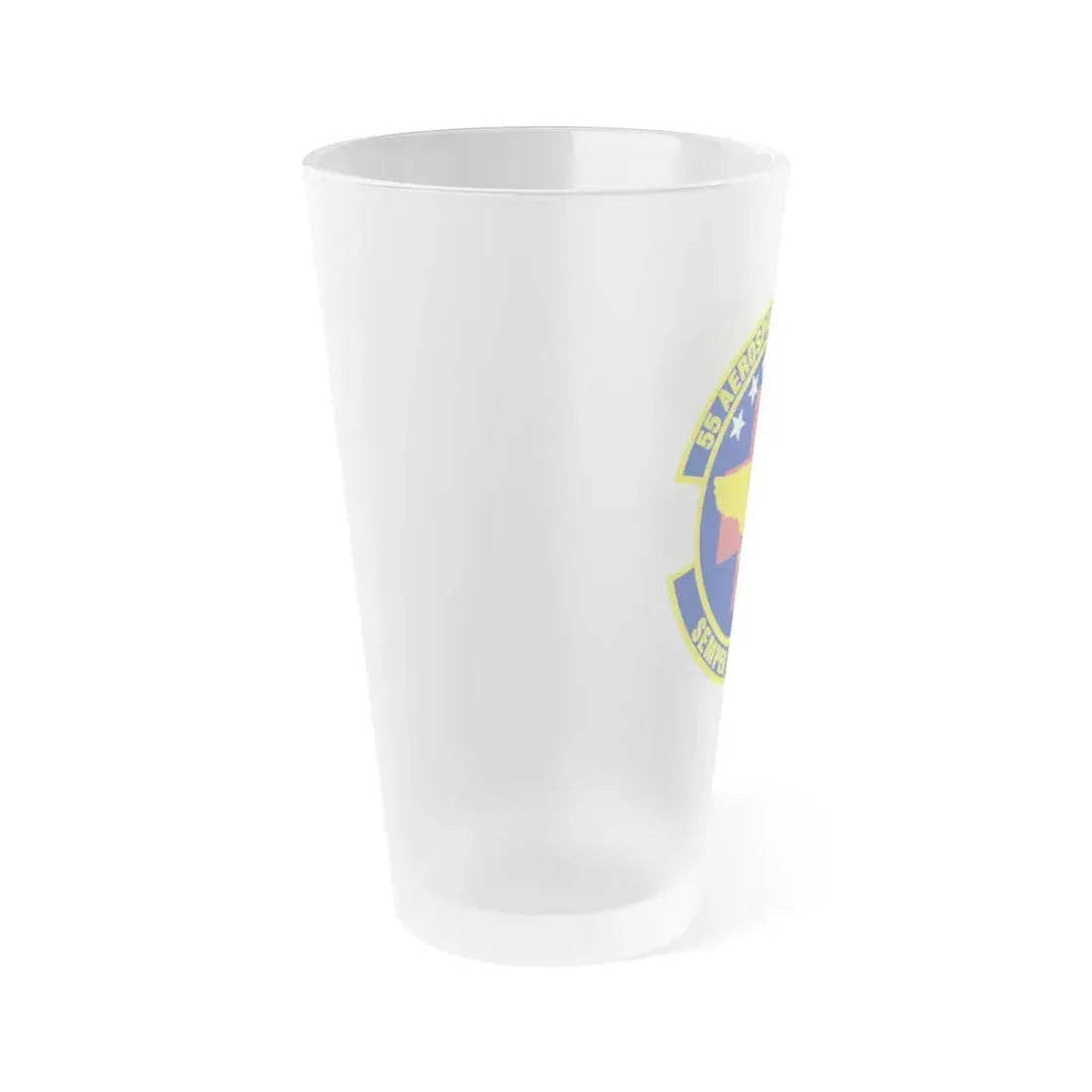 55th Aerospace Medicine Squadron (U.S. Air Force) Frosted Pint Glass 16oz - Go Mug Yourself