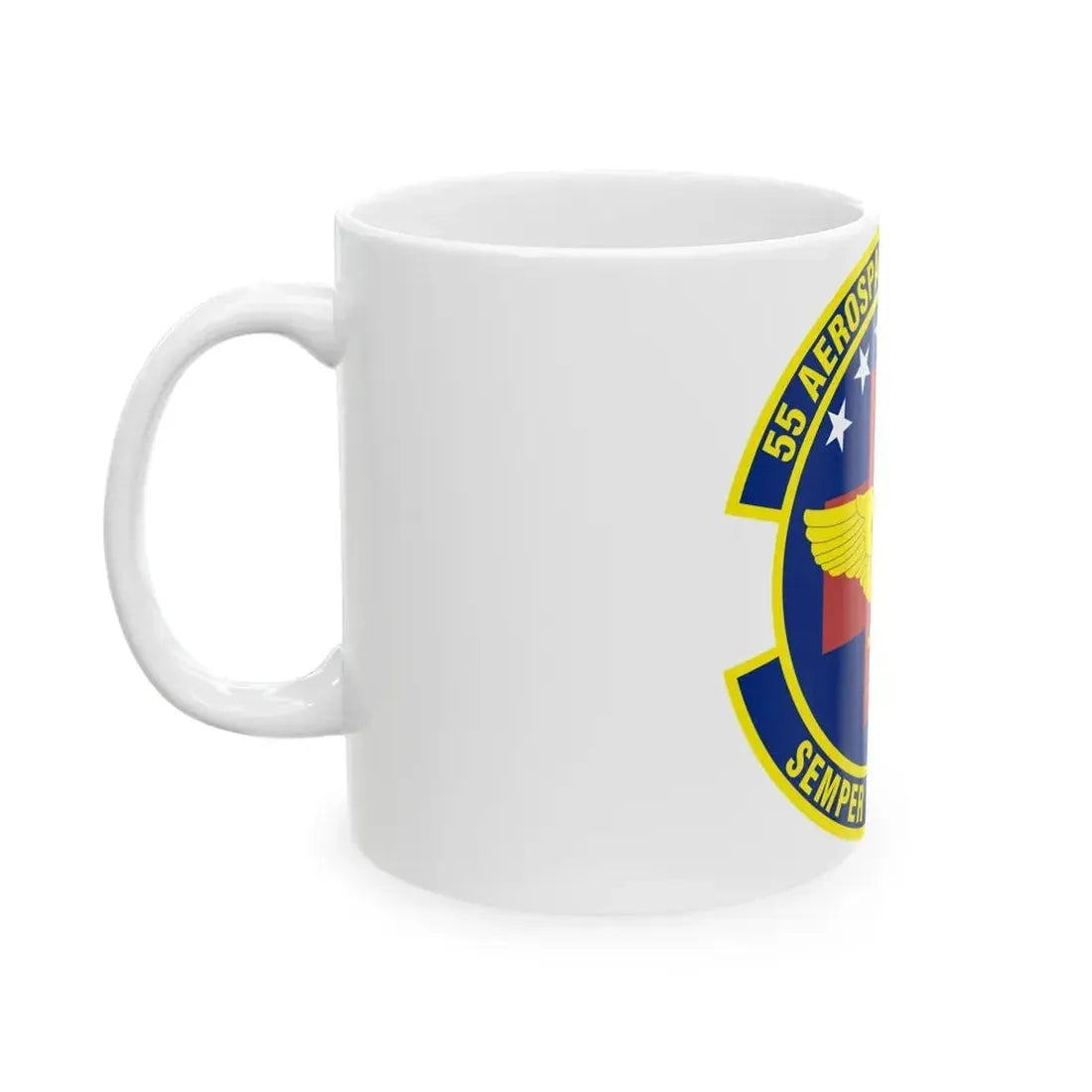 55th Aerospace Medicine Squadron (U.S. Air Force) White Coffee Mug - Go Mug Yourself