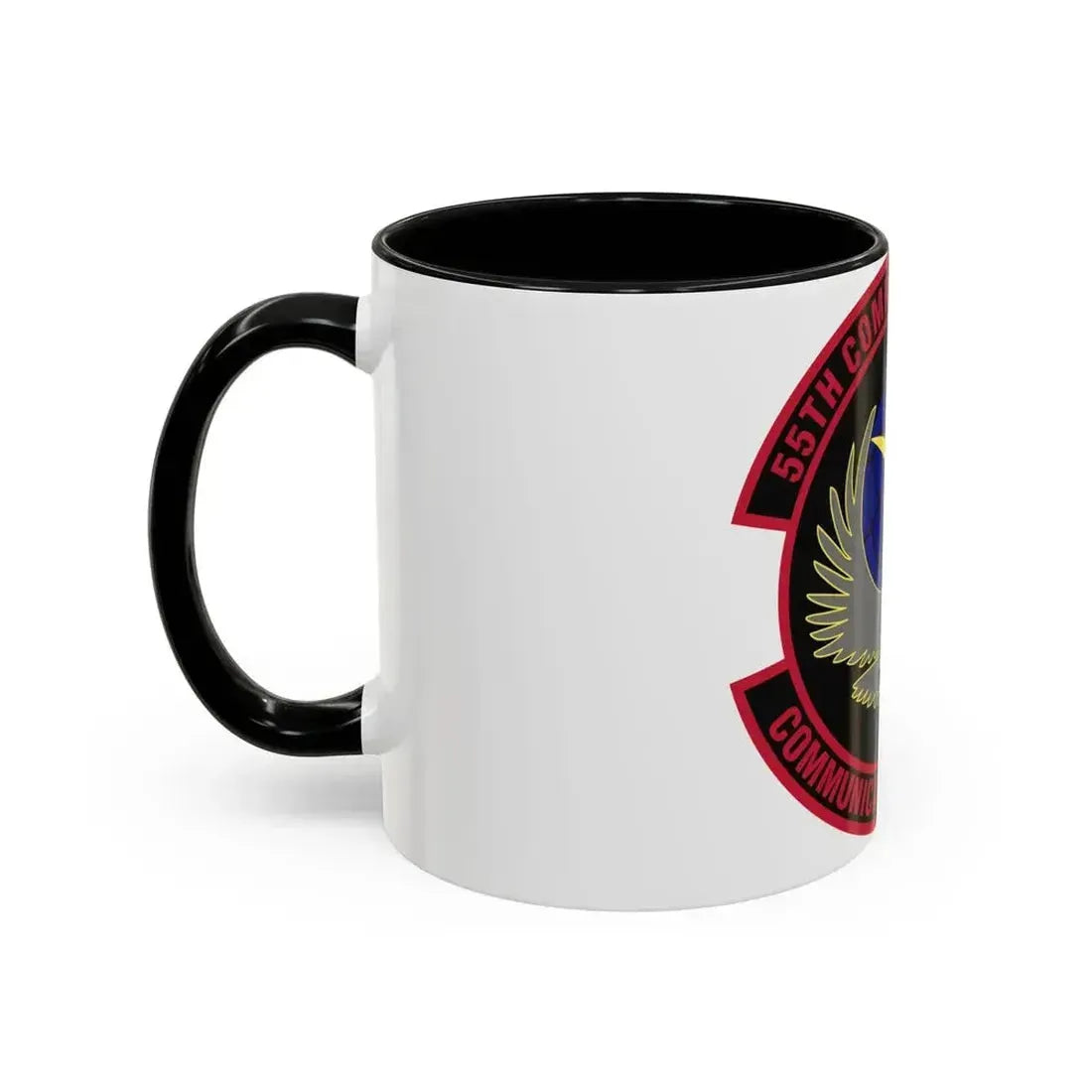 55th Communications Squadron (U.S. Air Force) Accent Coffee Mug - Go Mug Yourself