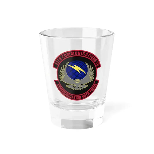 55th Communications Squadron (U.S. Air Force) Shot Glass 1.5oz 1.5oz - Go Mug Yourself