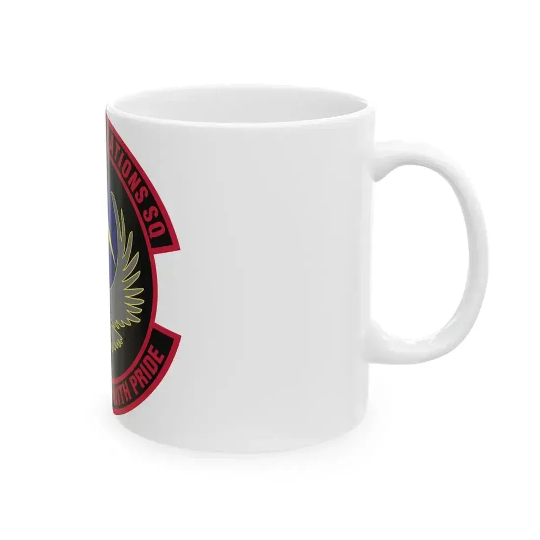 55th Communications Squadron (U.S. Air Force) White Coffee Mug - Go Mug Yourself