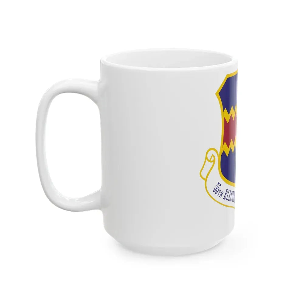 55th Electronic Combat Group (U.S. Air Force) White Coffee Mug - Go Mug Yourself