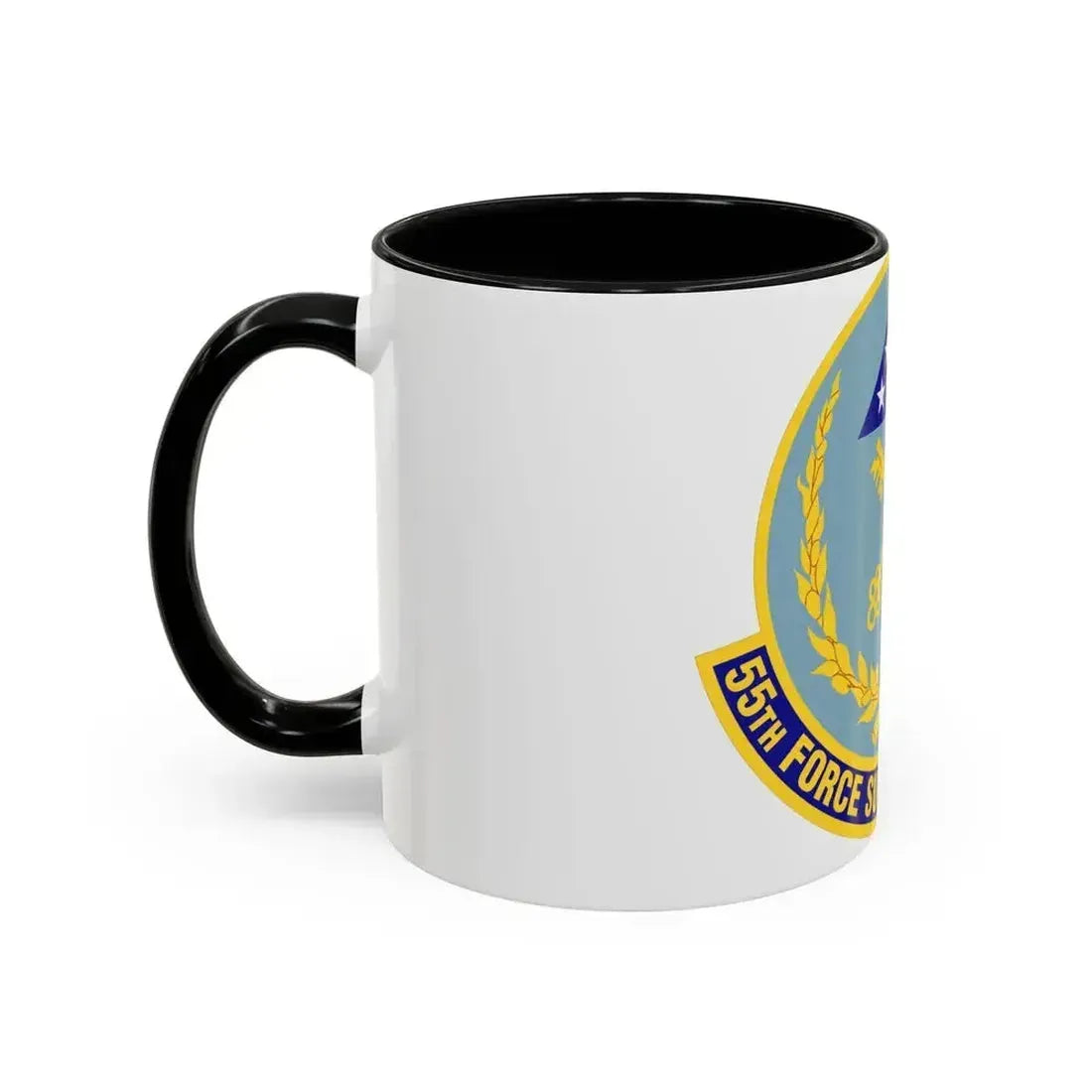 55th Force Support Squadron (U.S. Air Force) Accent Coffee Mug - Go Mug Yourself