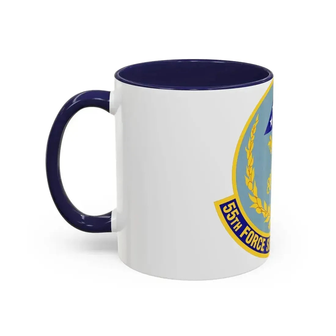 55th Force Support Squadron (U.S. Air Force) Accent Coffee Mug - Go Mug Yourself