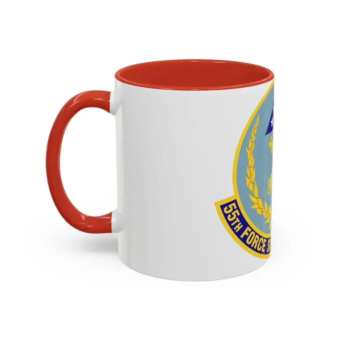 55th Force Support Squadron (U.S. Air Force) Accent Coffee Mug - Go Mug Yourself