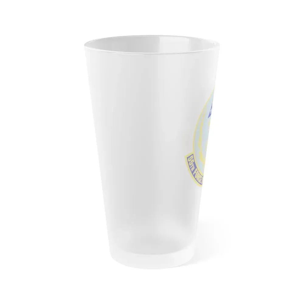 55th Force Support Squadron (U.S. Air Force) Frosted Pint Glass 16oz - Go Mug Yourself