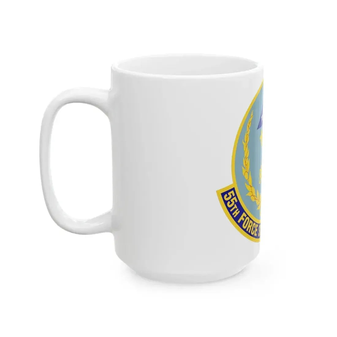 55th Force Support Squadron (U.S. Air Force) White Coffee Mug - Go Mug Yourself
