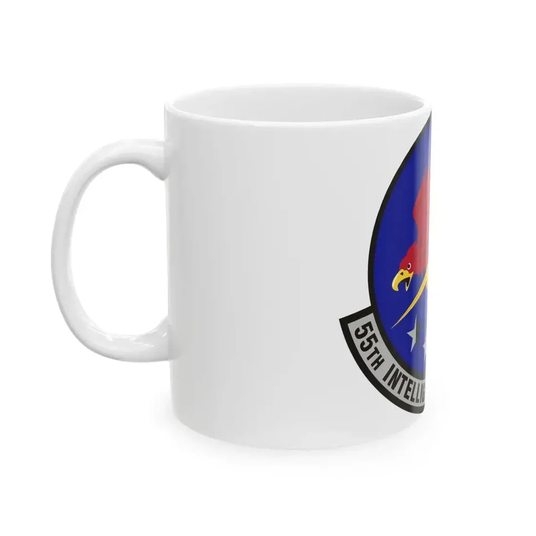 55th Intelligence Support Squadron (U.S. Air Force) White Coffee Mug - Go Mug Yourself
