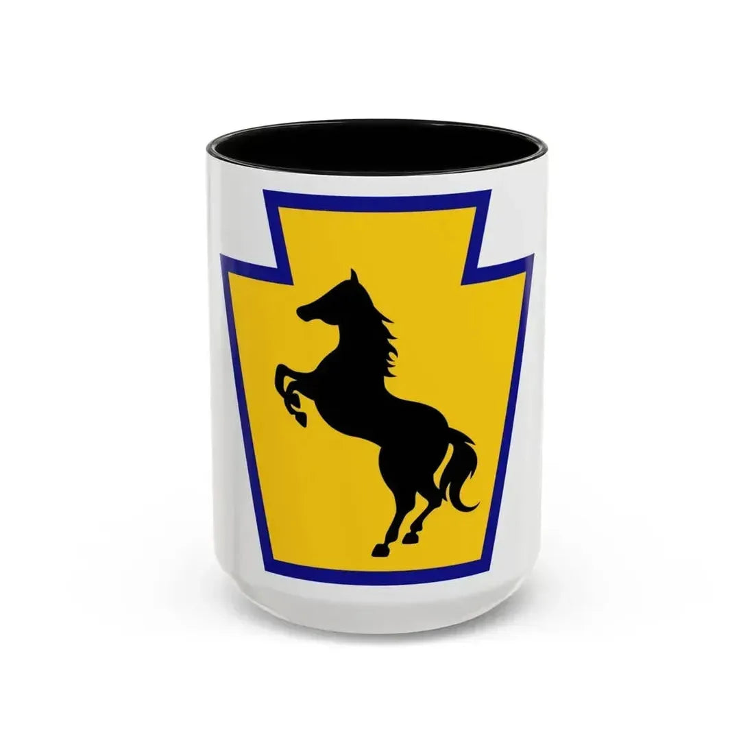 55th Maneuver Enhancement Brigade (U.S. Army) Accent Coffee Mug 15oz Black - Go Mug Yourself