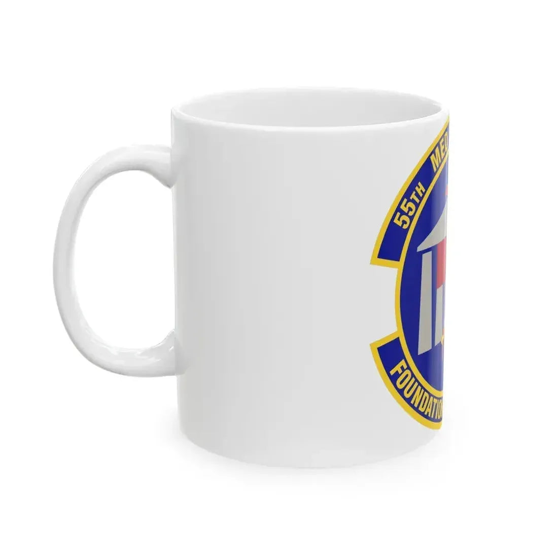 55th Medical Support Squadron (U.S. Air Force) White Coffee Mug - Go Mug Yourself