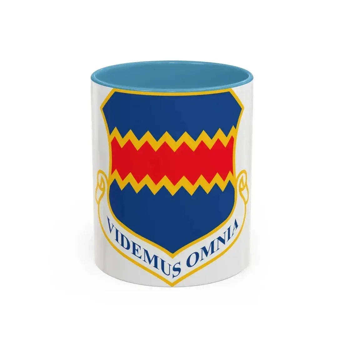 55th Wing (U.S. Air Force) Accent Coffee Mug 11oz Light Blue - Go Mug Yourself